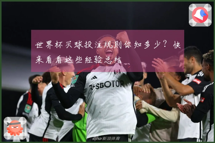 世界杯买球投注规则你知多少？快来看看这些经验总结