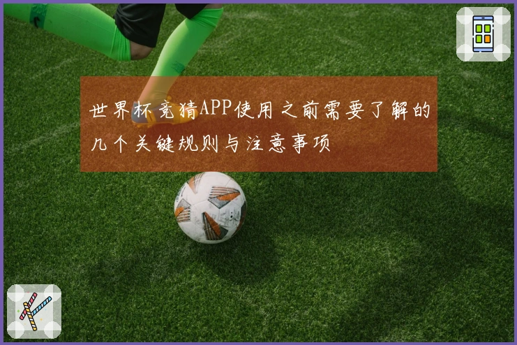 世界杯竞猜APP使用之前需要了解的几个关键规则与注意事项