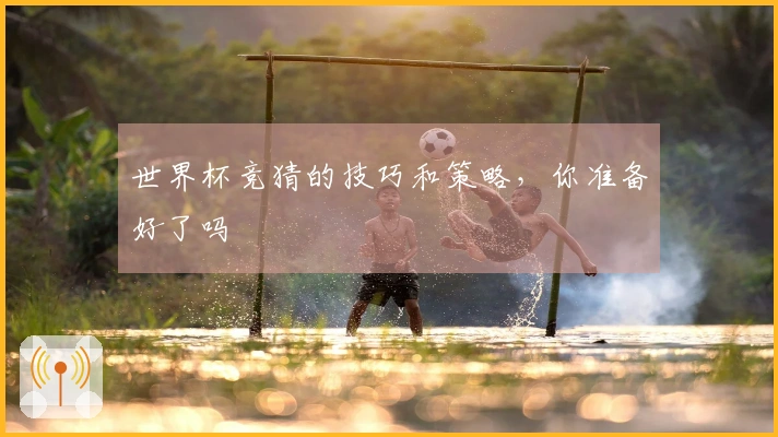 世界杯竞猜的技巧和策略，你准备好了吗